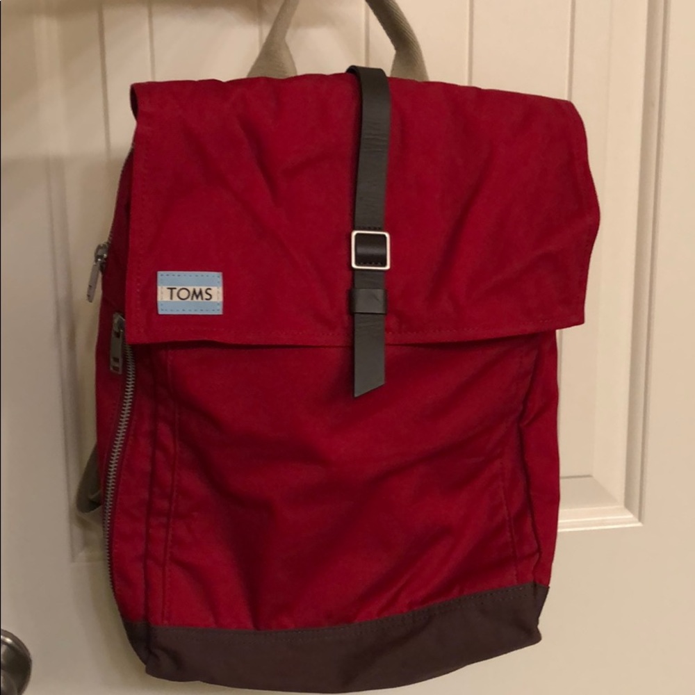 Toms Red Backpack